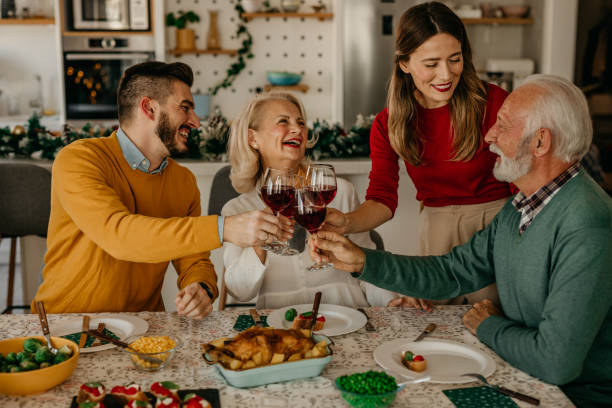 istock Holiday lunch with my family 1431568108