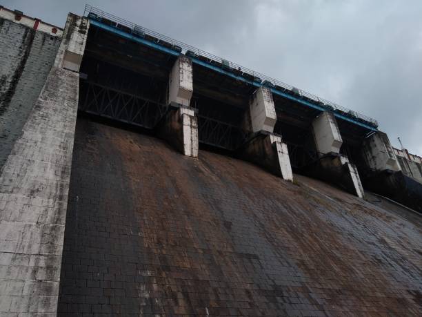 istock Neyyar dam shutter gravity dam in Thiruvananthapuram, Kerala, landscape view 1431569719