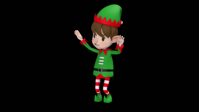 Christmas Elf Dance Looped