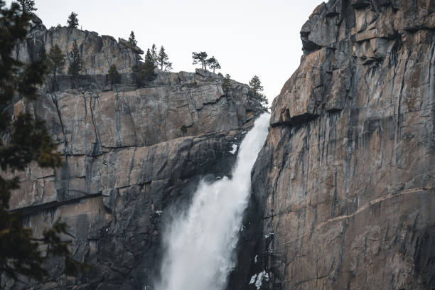 Waterfall in Yosemite National Park, California, USA, seen a day in the spring.