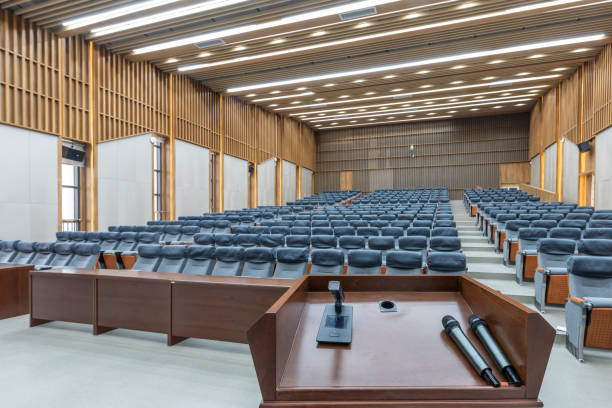 istock Bright, spacious and professional meeting room 1431588818