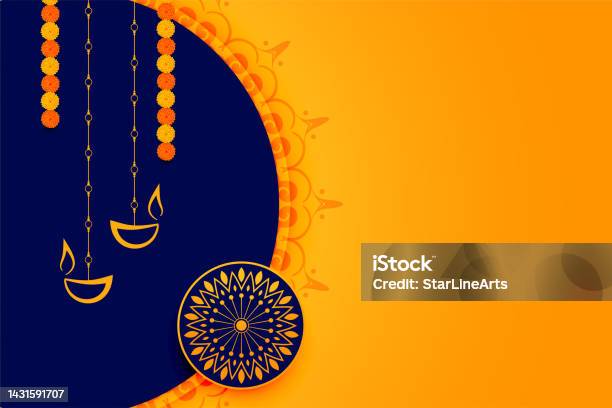 Script Background Diwali Decorative Traditional Diwali Background With Text Space Stock ...
