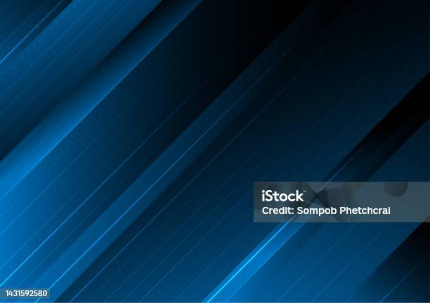 Blue Line Gradient Pattern Abstract Of Blue Line Gradient Engineering Technology Concept Vector ...