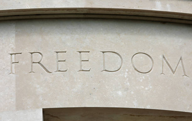istock FREEDOM text that indicates the basic concept of democracy and freedom of expression 1431598044