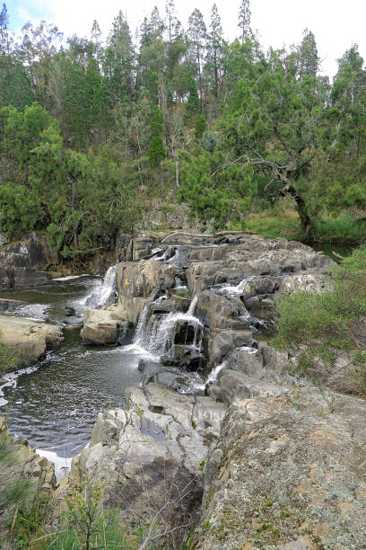 Rivulet in a valley on the outskirts of the city in the Murray Darling Basin