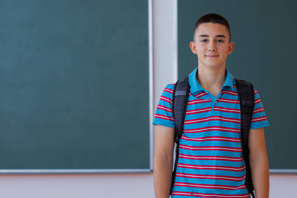 istock A portrait of a young student on the first day at school 1431611264