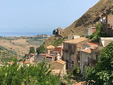 Italy - Sicily - village of Tripi. Tripi is a town and comune in the province of Messina, Sicily, Italy.