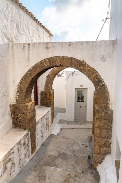 Skyros island, Chora alley traditional architecture