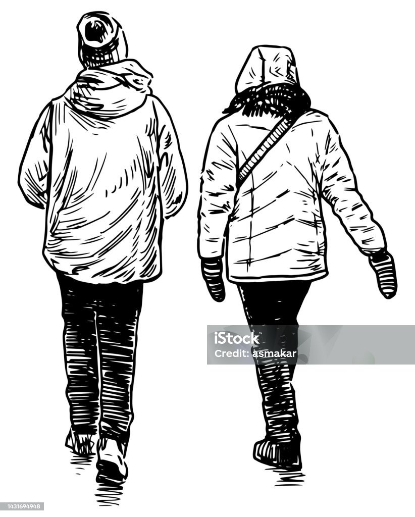 Ilustración de Dibujo A Mano De Una Pareja De Amigos Adolescentes Caminando Juntos Al Aire Libre y más Vectores Libres de Derechos de Adolescente - iStock Ilustración de Dibujo A Mano De Una Pareja De Amigos Adolescentes Caminando Juntos Al Aire Libre y más Vectores Libres de Derechos de Adolescente - iStock