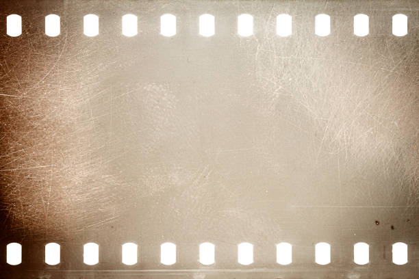 istock Dusty and grungy 35mm film texture or surface 1431694972
