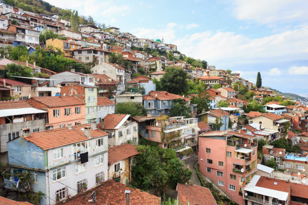 istock Bursa landscape with old houses on the hill. 1431695720