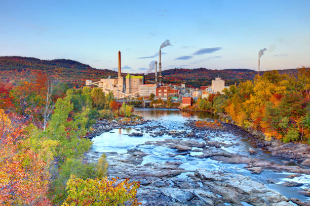 istock Paper Mills along the Androscoggin River 1431697793