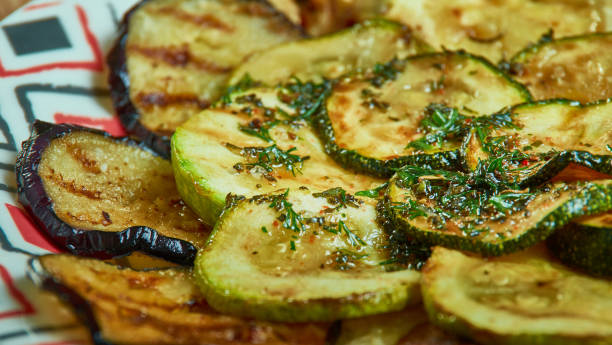 istock Grilled Vegetables with Zaatar Vinaigrette 1431701082