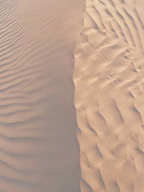 istock High angle of sand in desert with a pattern 1431710906