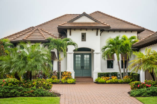 casa moderna - florida stati uniti foto e immagini stock