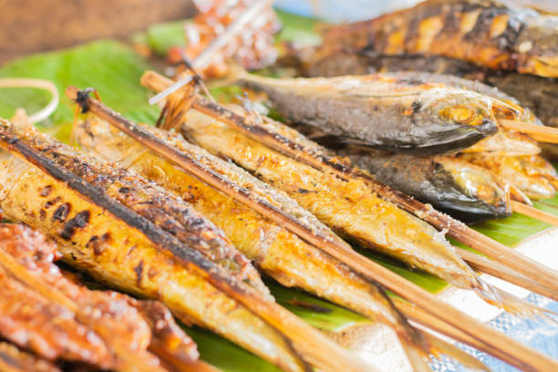 istock The chef prepares grilled food for customers, 1431720457