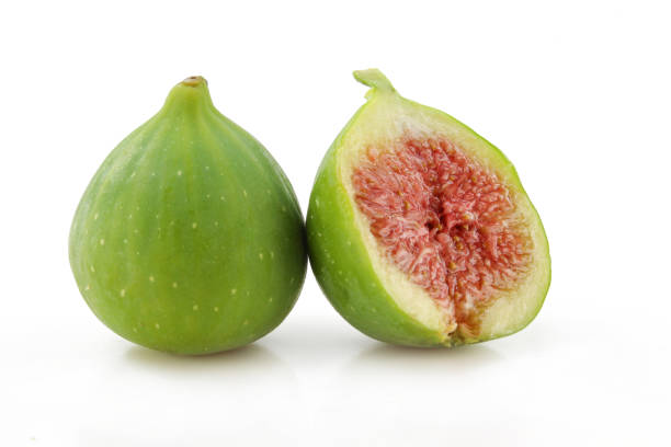 istock One whole green and sliced fig isolated on white background 1431730063