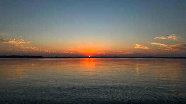 istock Beautiful Sunset Over the Lake 1431733144