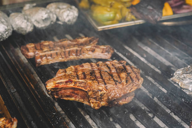 istock Grilled beef of excellent quality in a fancy restaurant 1431739258