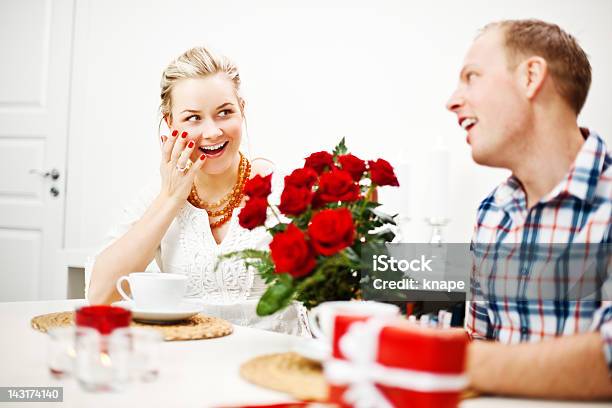 Roses For Valentines Day Stock Photo - Download Image Now - 30-34 Years, 30-39 Years, 35-39 Years