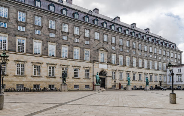 Christiansborg Palace in Copenhagen. Christiansborg Palace in Copenhagen. Danish Parlament Folketinget zealand denmark stock pictures, royalty-free photos & images