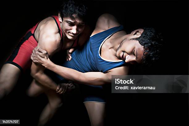 Indian Wrestling Stock Photo - Download Image Now - Wrestling, Sport, Only Men