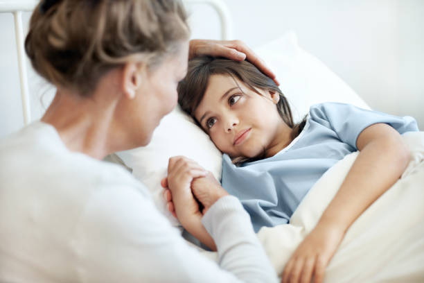 I'll always be here for you  sick child hospital bed stock pictures, royalty-free photos & images