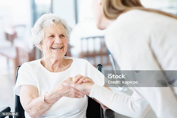 Thank You For Everything Youve Done Stock Photo - Download Image Now - Senior Adult, Senior Women, Home Caregiver