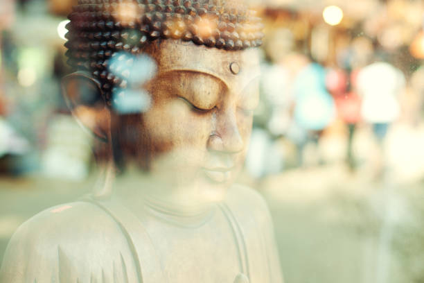 close-up of a buda estatua (sri lanka - lanka fotografías e imágenes de stock