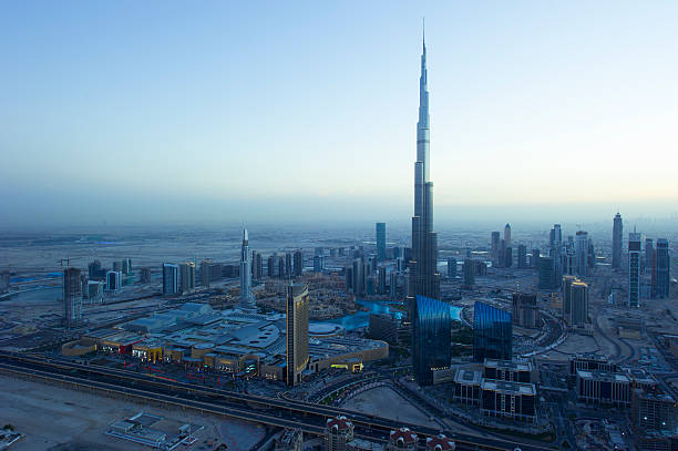 istock Cityscape of Dubai, India at sunset 143175061