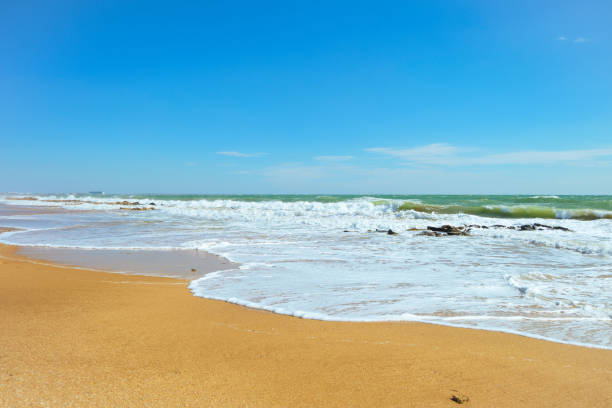 Sea surf. Feodosia Bay in Black sea. Crimean peninsula. Sea surf. Feodosia Bay in Black sea. Crimean peninsula. feodosiya stock pictures, royalty-free photos & images