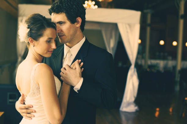 istock summer wedding young couple dancing 143175424