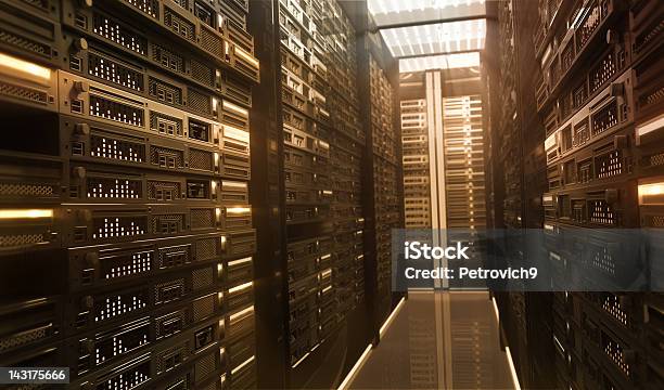 Netzwerkinfrastruktur Stockfoto und mehr Bilder von Computer - Computer, Daten, Dreidimensional