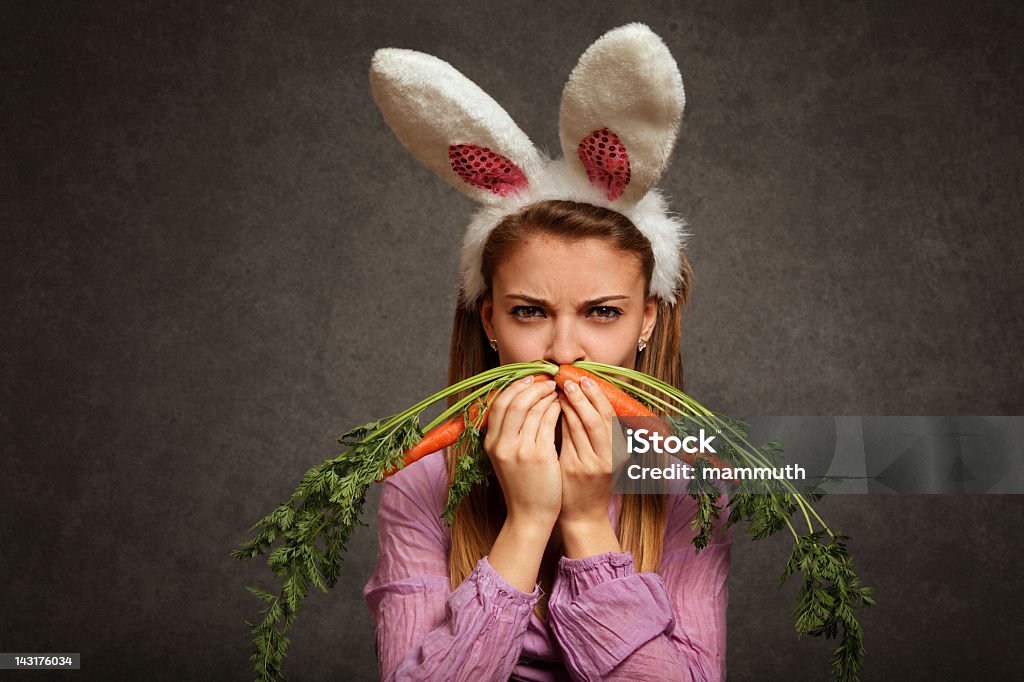 Coelhinho com palitos de Bigode - Foto de stock de Bigode royalty-free