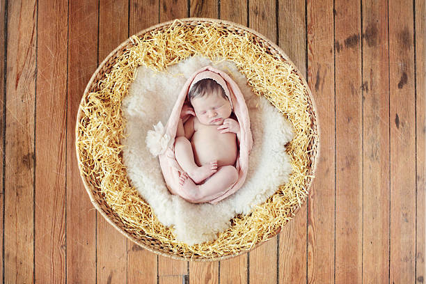 A new born baby girl