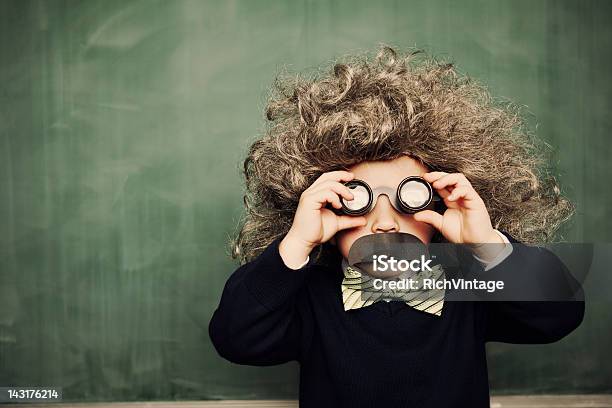 Little Genius Stock Photo - Download Image Now - Child, Wisdom, Humor