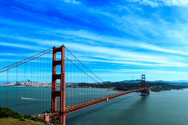 istock Golden Gate Bridge and San Francisco City Skyline 1431762328