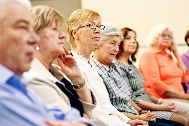 istock Seniors on the seminar 143176234