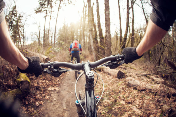 istock Downhill Mountain Bike Ride 143176264