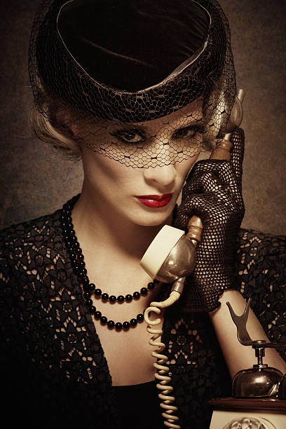 istock retro woman talking on the phone 143176834