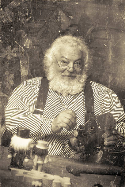 Pictures of Real Vintage Santa Claus in his workshop http://dieterspears.com/istock/links/button_santa.jpg nutcracker photos stock pictures, royalty-free photos & images