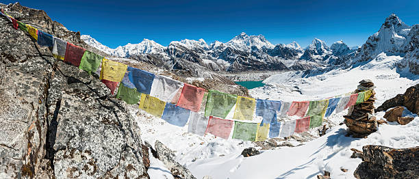 istock Mt Everest colourful prayer flags Himalaya peaks 143177292