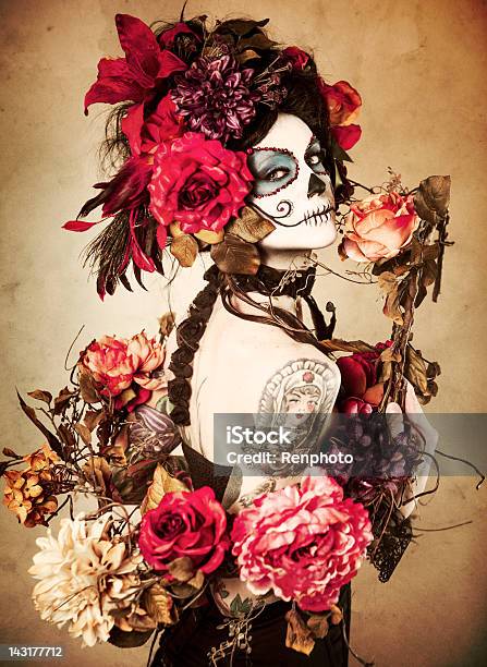 Sugar Skull Series D237a Of The Dead Stock Photo - Download Image Now - Day Of The Dead, Mexican Culture, Skull