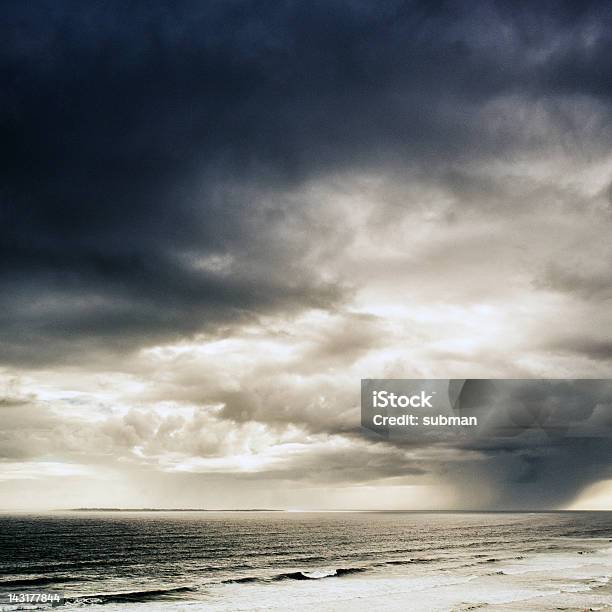Stormy Weather Over Ocean Stock Photo - Download Image Now - Atlantic Ocean, Awe, Beauty In Nature