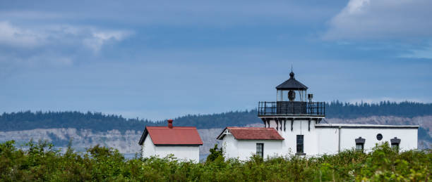ポイントノーポイントキトサップ半島の灯台ワシントン - kitsap ストックフォトと画像