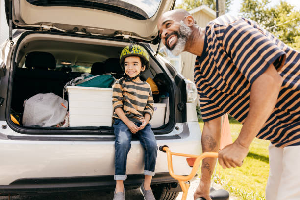 istock Going to bike adventure with dad 1431797763