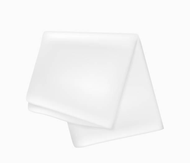 istock White towel hanging. Hotel bathroom hygiene textile fresh towel for washing room or kitchen 1431801197