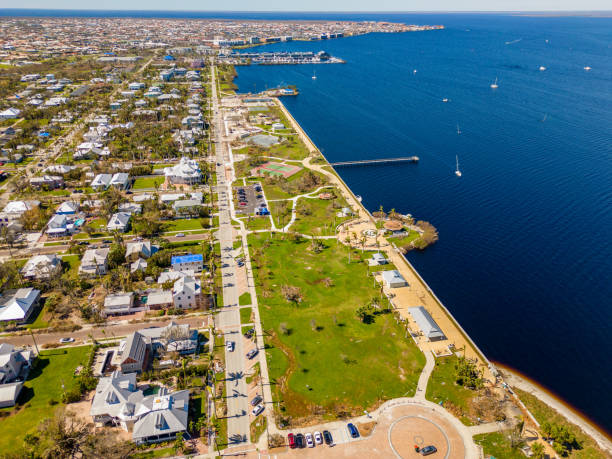istock Aerial drone photo Punta Gorda Florida 1431810219