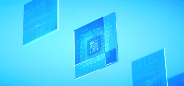 istock 3D rendering of cyberpunk AI. Circuit board. Technology background. Central Computer Processors CPU and GPU concept. Motherboard digital chip. Tech science background. 1431818938