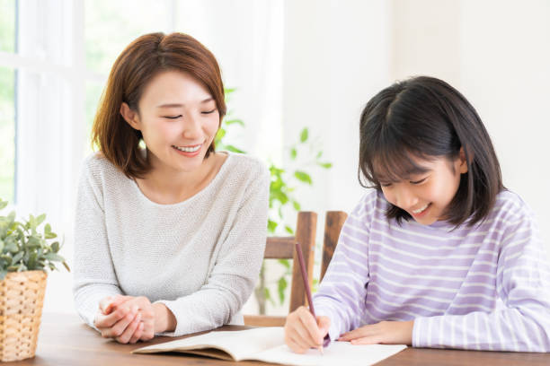 istock asian mother and daughter who study 1431824159